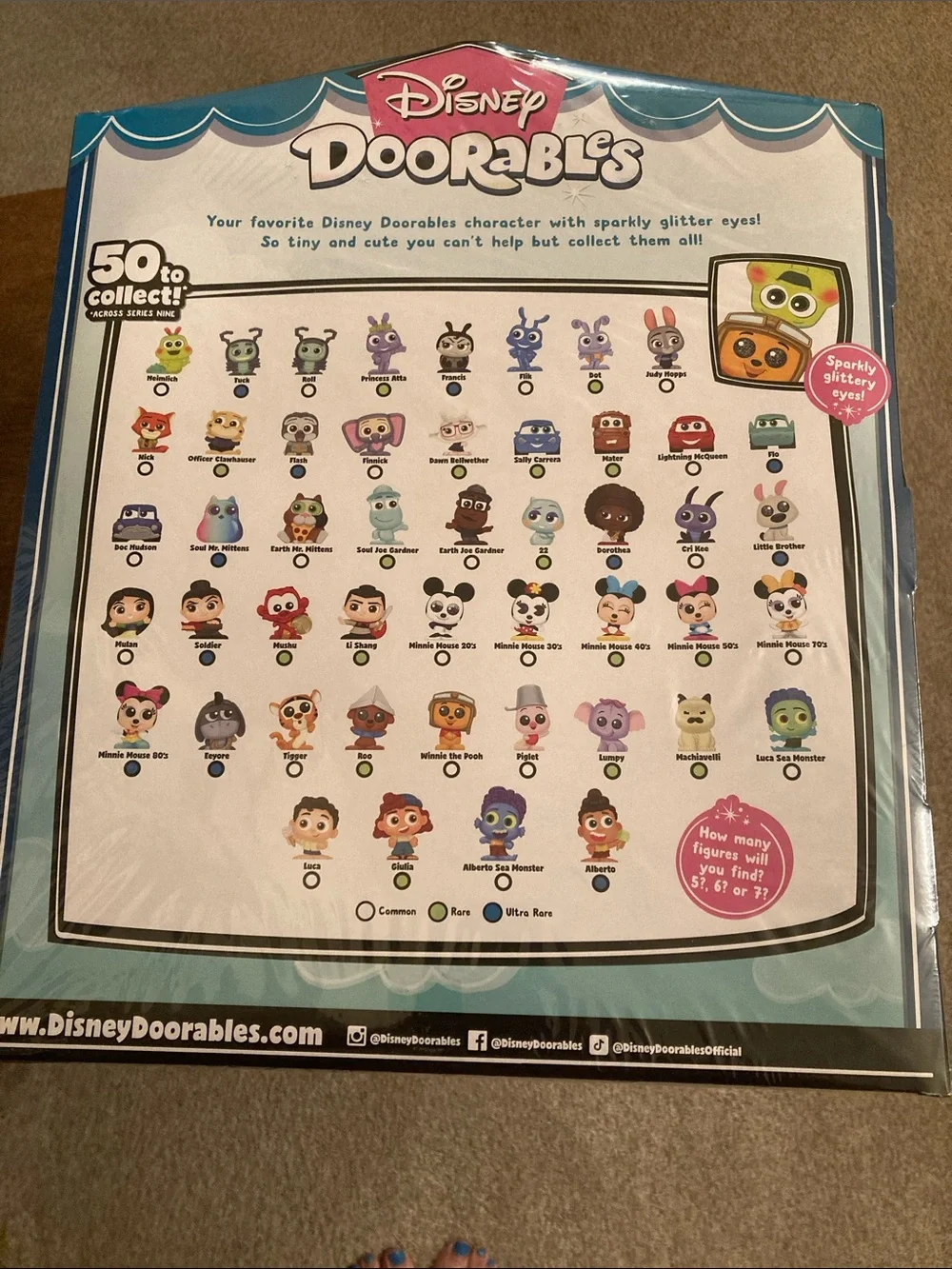 Disney Doorables MEGA PEEK Pack Series 9 Includes 25 Figures NIB/Sealed